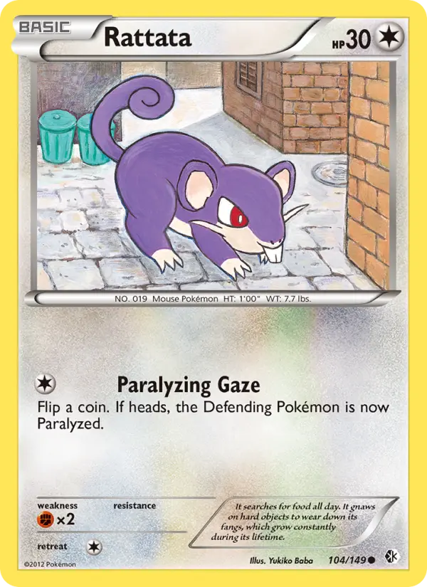 Rattata 104 Boundaries Crossed Pokesingles