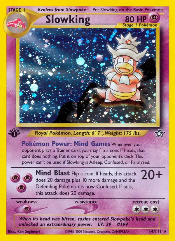Slowking 14 Neo Genesis Pokesingles