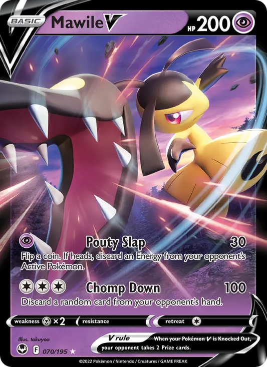 Mawile V 70 Silver Tempest Pokesingles