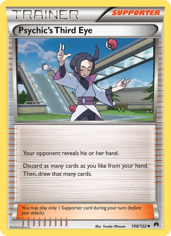 Psychic's Third Eye 108 BREAKpoint Pokesingles
