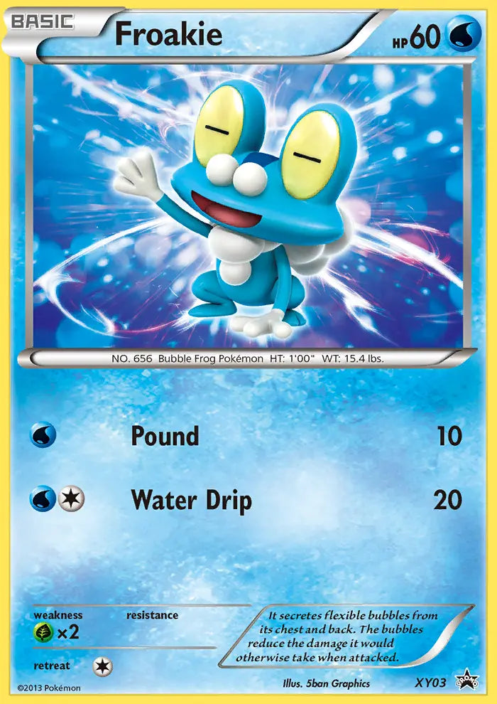 Froakie XY03 XY Black Star Promos Pokesingles
