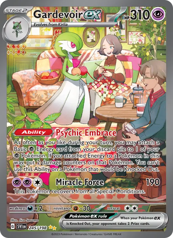 Gardevoir ex 245 Scarlet & Violet Pokesingles