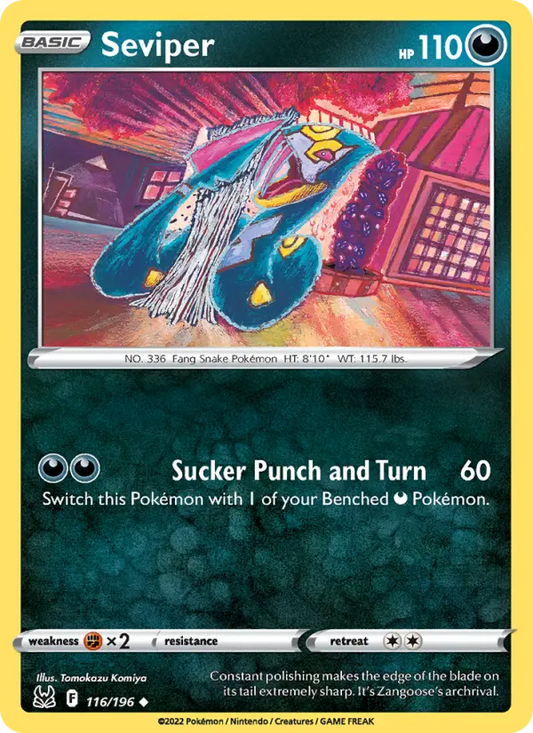 Seviper 116 Lost Origin Pokesingles
