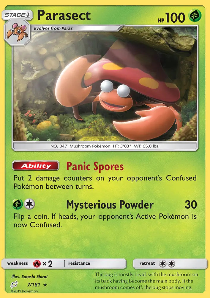 Parasect 7 Team Up Pokesingles