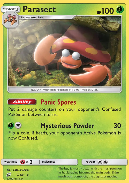 Parasect 7 Team Up Pokesingles