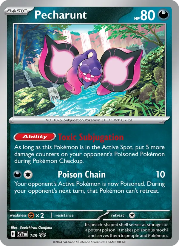 Pecharunt 149 SVP Black Star Promos Pokesingles
