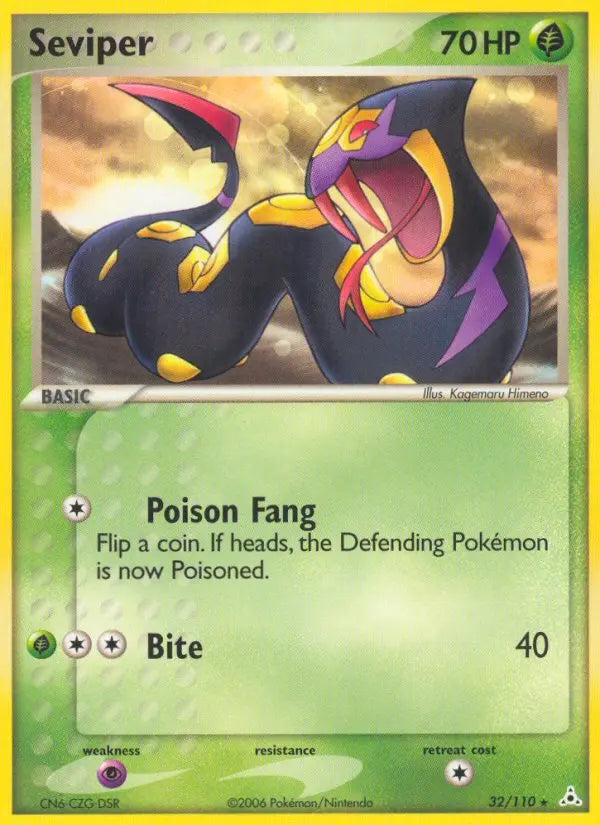 Seviper 32 Holon Phantoms Pokesingles