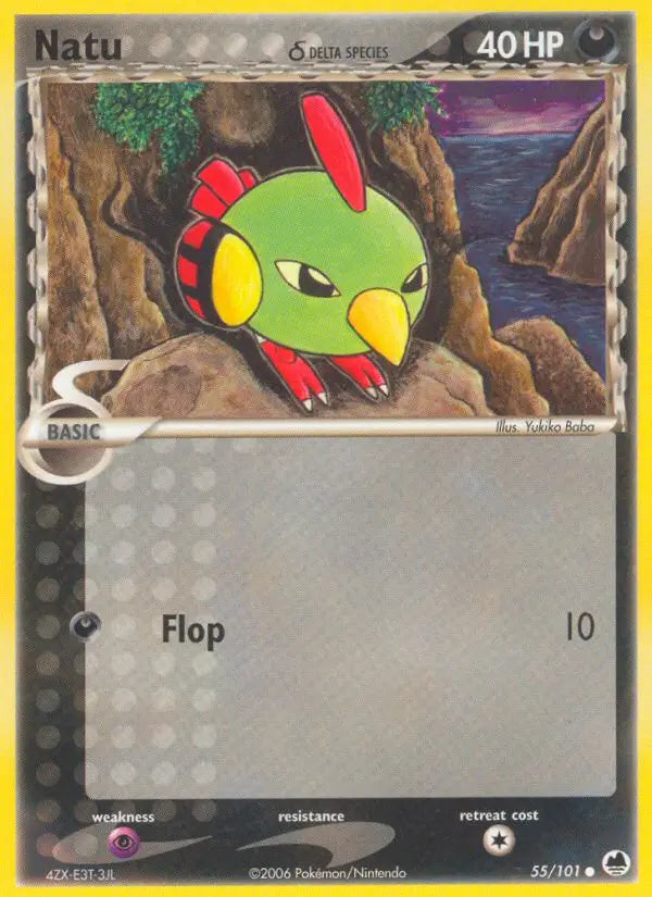 Natu δ 55 Dragon Frontiers Pokesingles