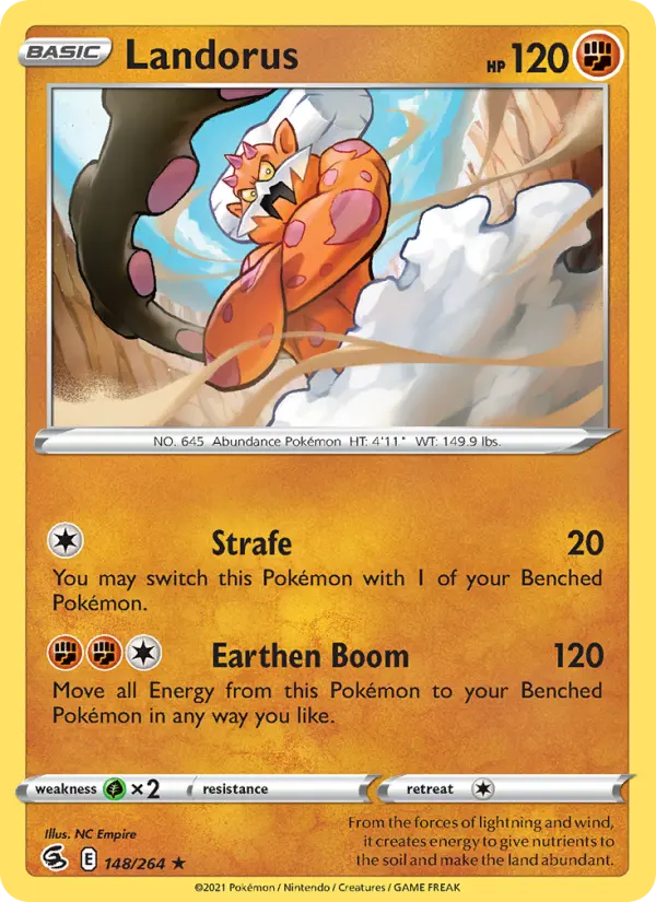 Landorus 148 Fusion Strike Pokesingles