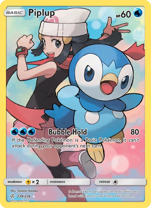 Piplup 239 Cosmic Eclipse Pokesingles