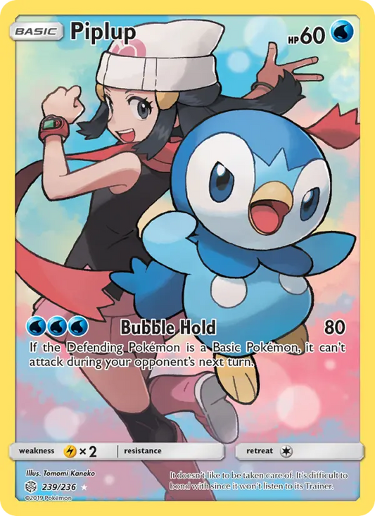 Piplup 239 Cosmic Eclipse Pokesingles