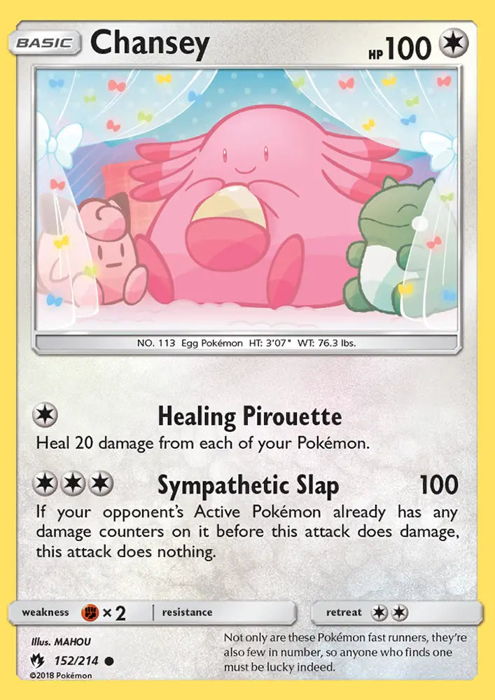 Chansey 152 Lost Thunder Pokesingles