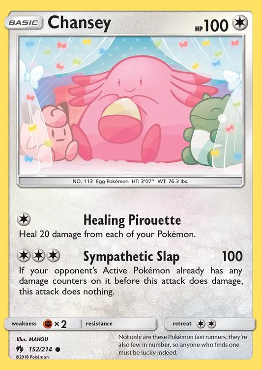Chansey 152 Lost Thunder Pokesingles