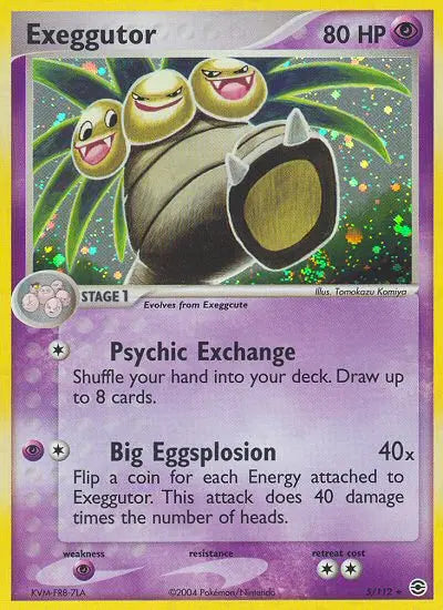 Exeggutor 5 FireRed & LeafGreen Pokesingles