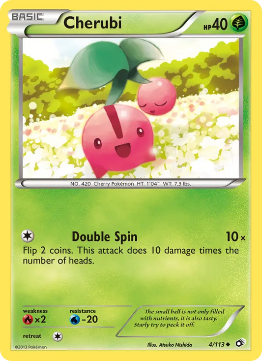 Cherubi 4 Legendary Treasures Pokesingles