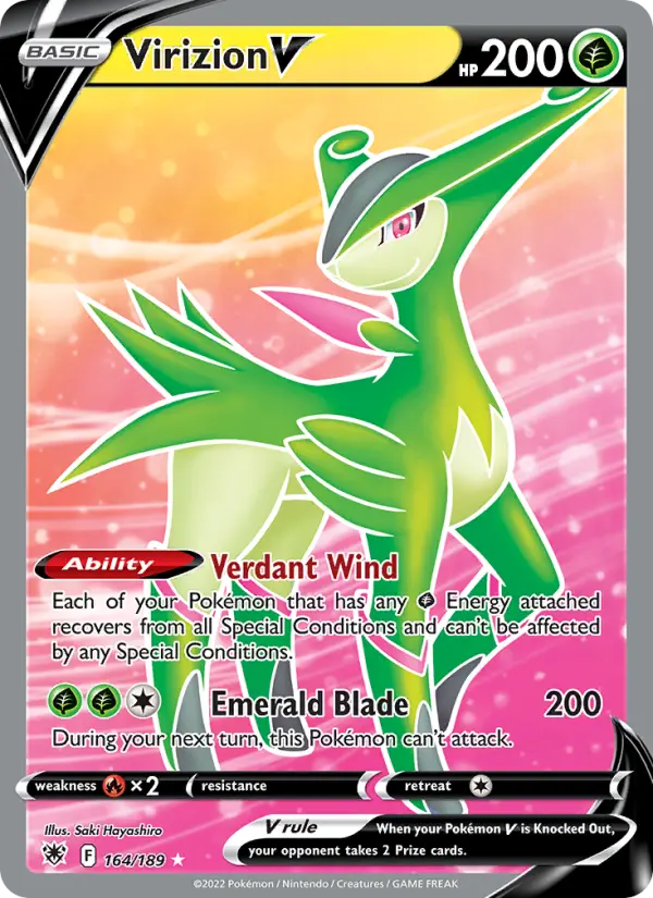 Virizion V 164 Astral Radiance Pokesingles