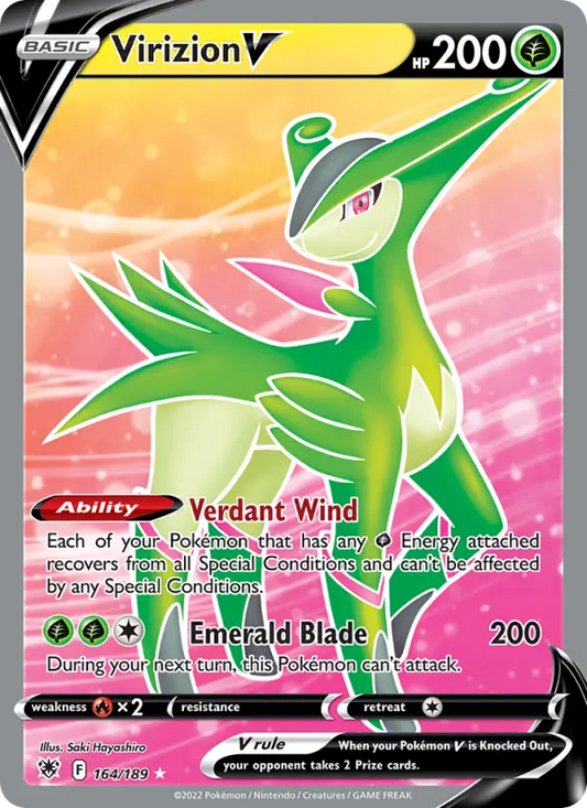 Virizion V 164 Astral Radiance Pokesingles