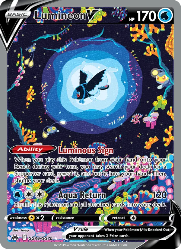Lumineon V GG39 Crown Zenith Pokesingles