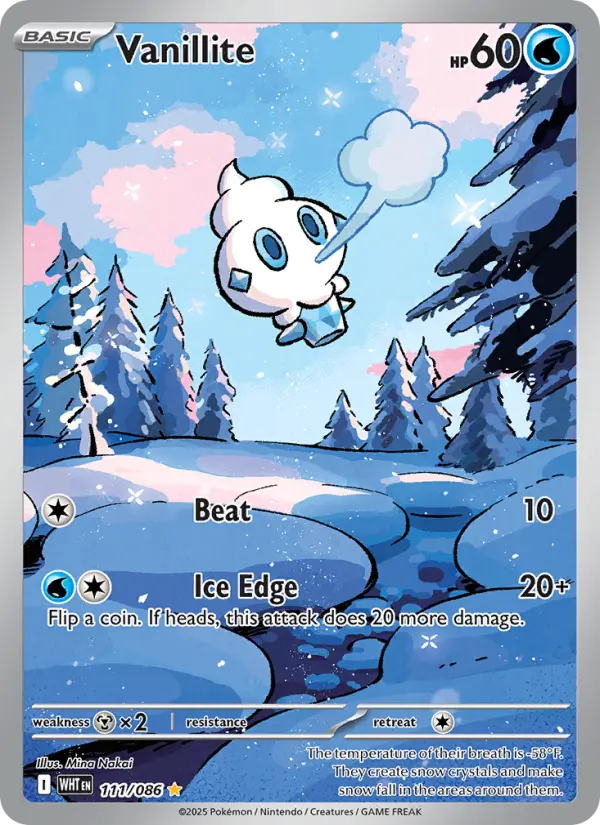 Vanillite 111 White Flare Pokesingles