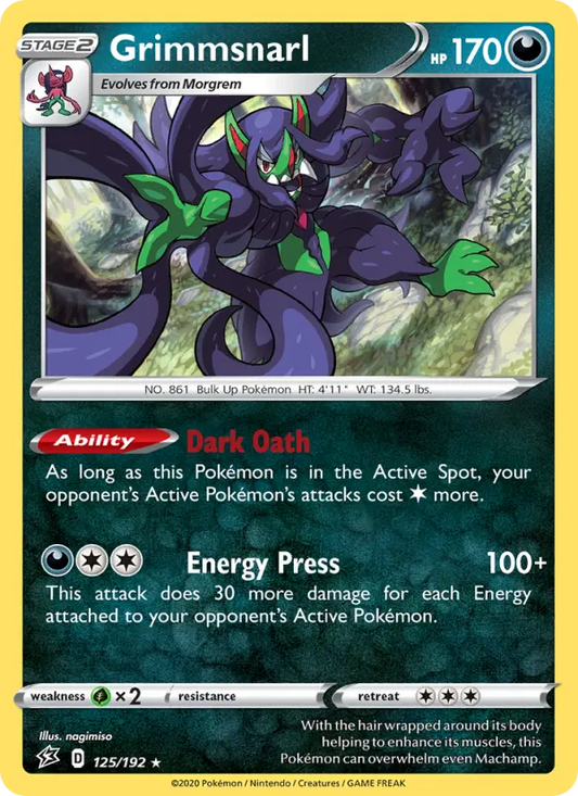Grimmsnarl 125 Rebel Clash Pokesingles