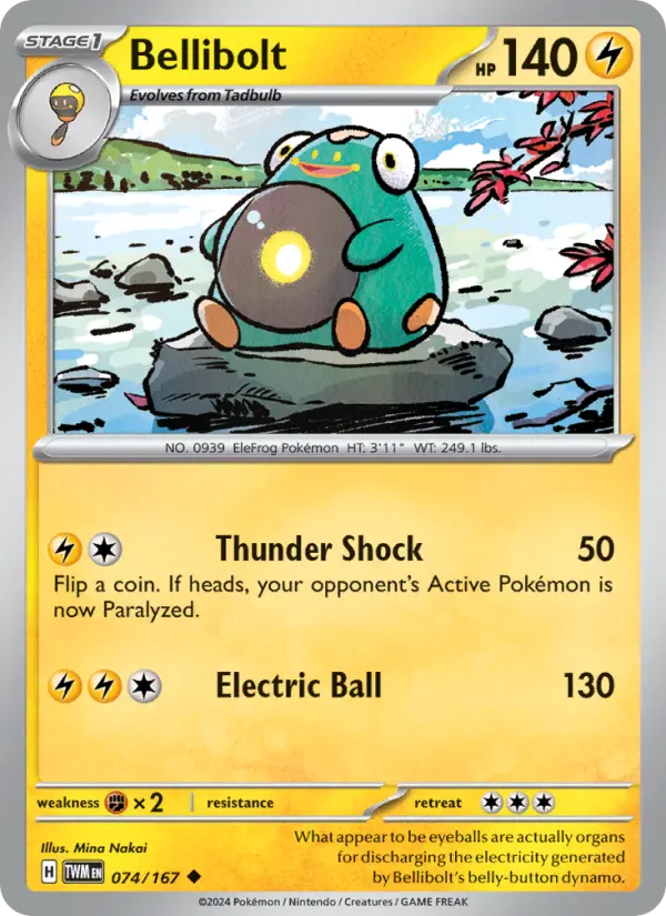 Bellibolt 74 Twilight Masquerade Pokesingles