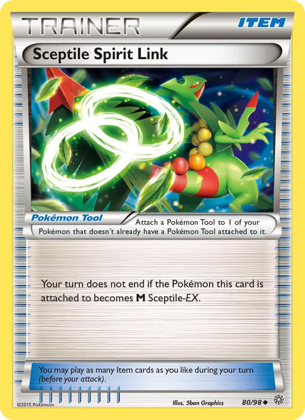 Sceptile Spirit Link 80 Ancient Origins Pokesingles