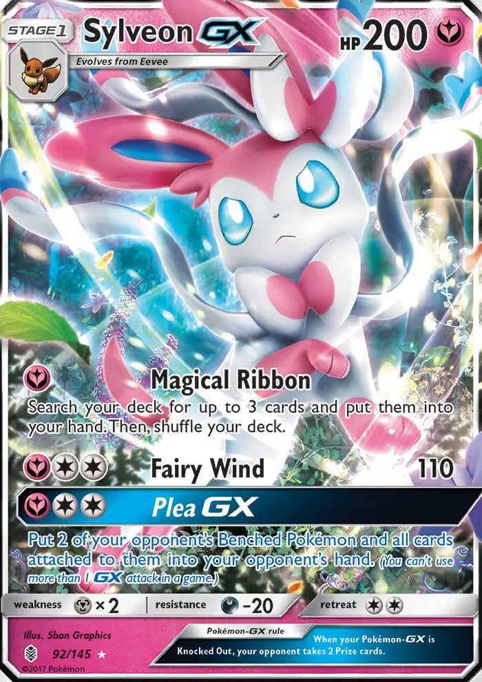 Sylveon GX 92 Guardians Rising Pokesingles