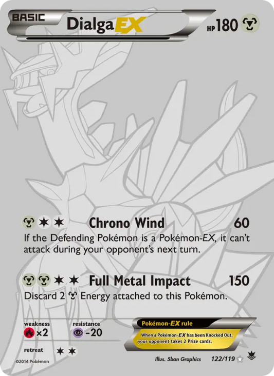 Dialga EX 122 Phantom Forces Pokesingles