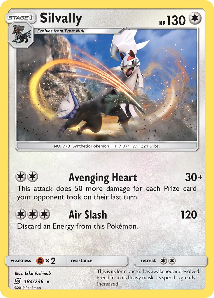 Silvally 184 Unified Minds Pokesingles