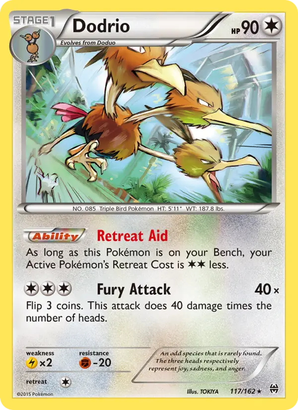 Dodrio 117 BREAKthrough Pokesingles