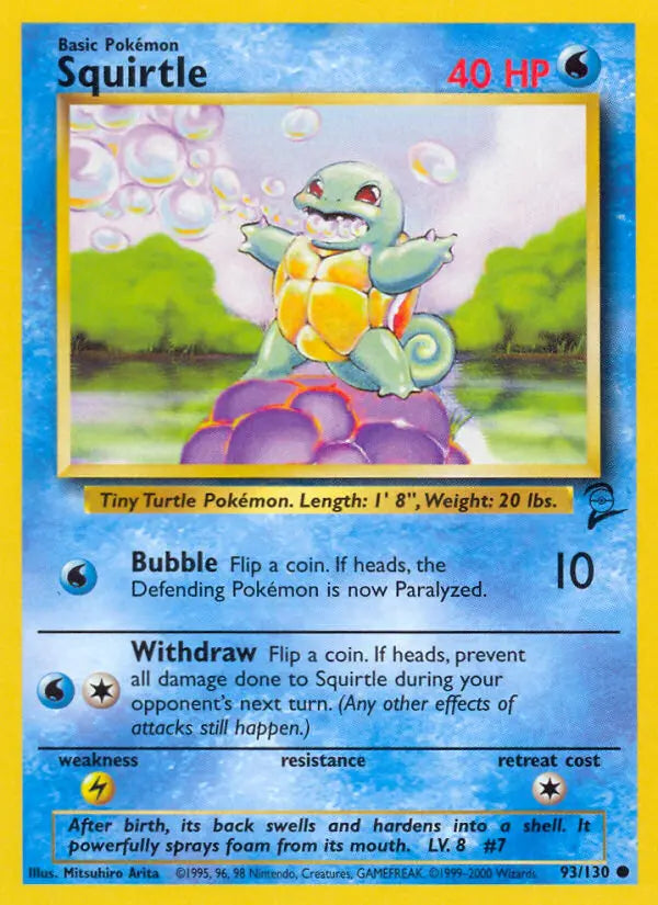 Squirtle 93 Base Set 2 Pokesingles