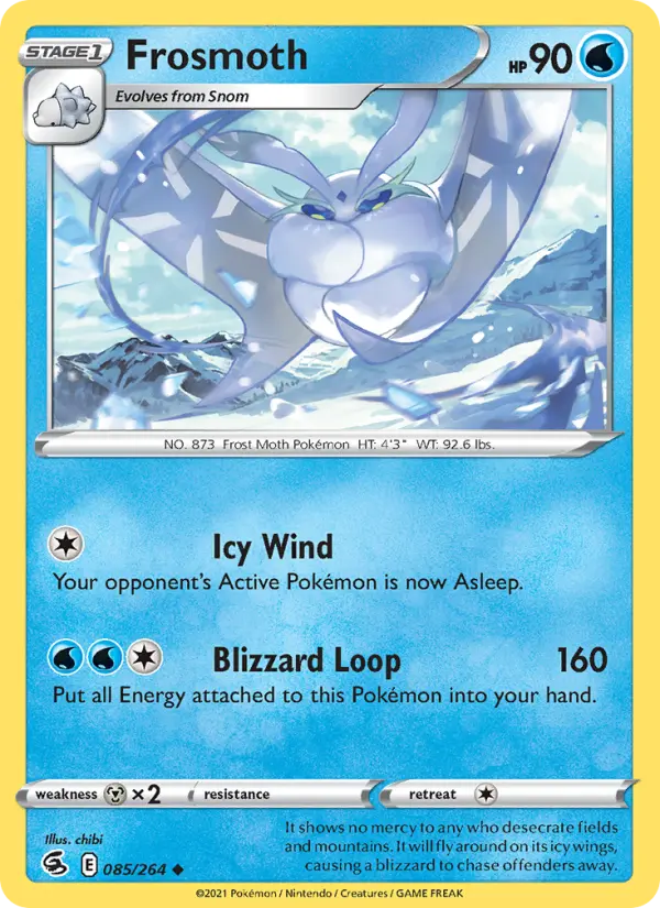 Frosmoth 85 Fusion Strike Pokesingles