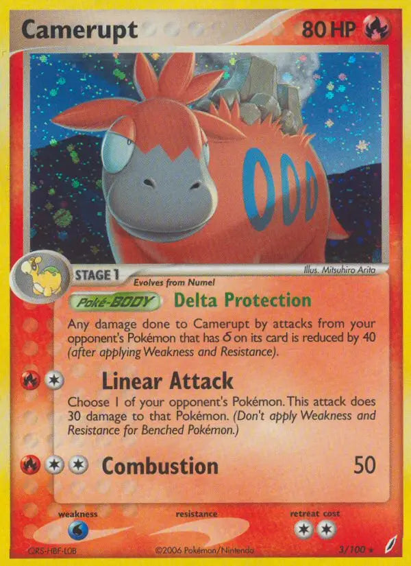 Camerupt 3 Crystal Guardians Pokesingles