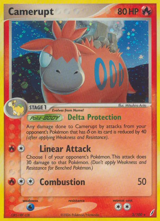 Camerupt 3 Crystal Guardians Pokesingles