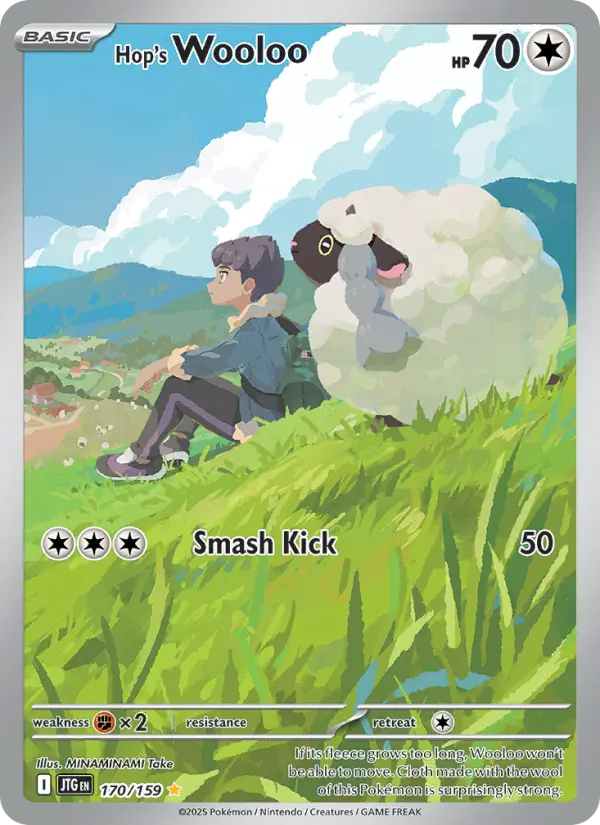 Hop's Wooloo 170 Journey Together Pokesingles
