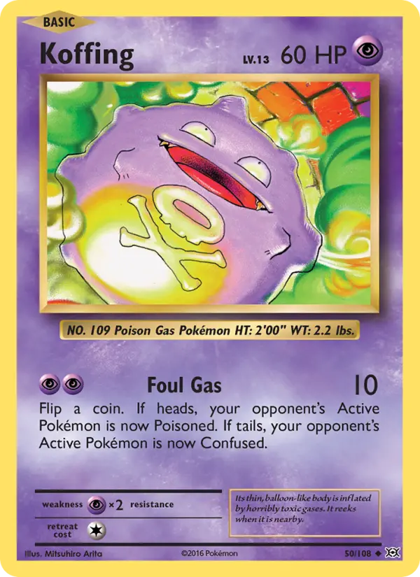 Koffing 50 Evolutions Pokesingles
