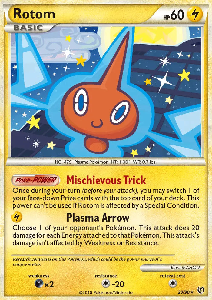 Rotom 20 Undaunted Pokesingles