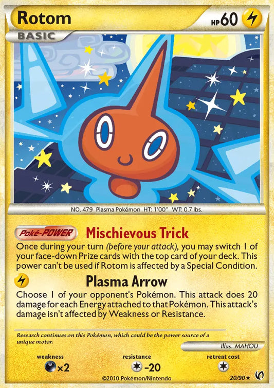 Rotom 20 Undaunted Pokesingles