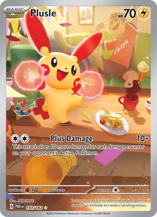 Plusle 193 Paradox Rift Pokesingles
