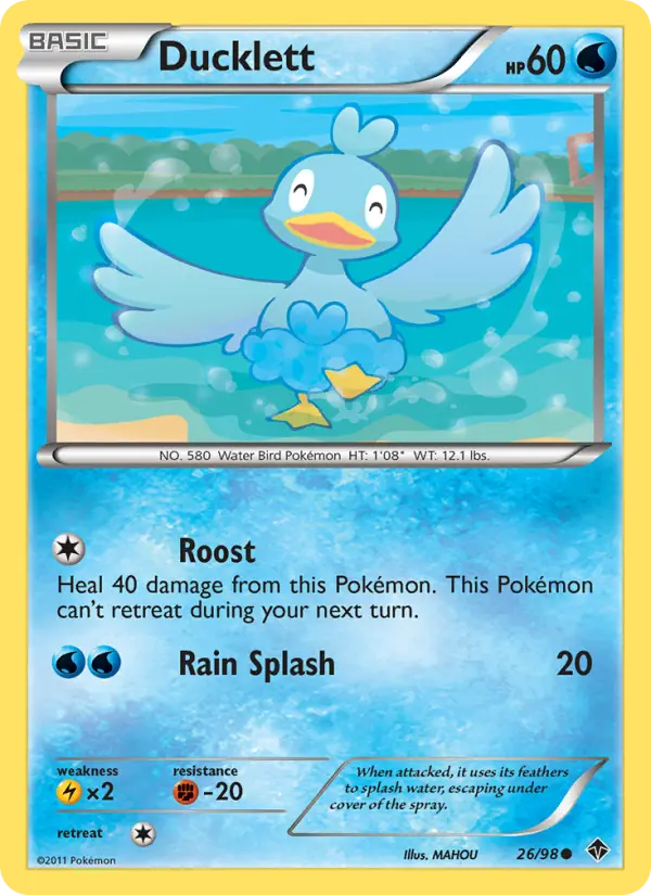 Ducklett 26 Emerging Powers Pokesingles