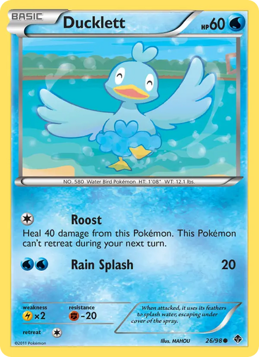 Ducklett 26 Emerging Powers Pokesingles