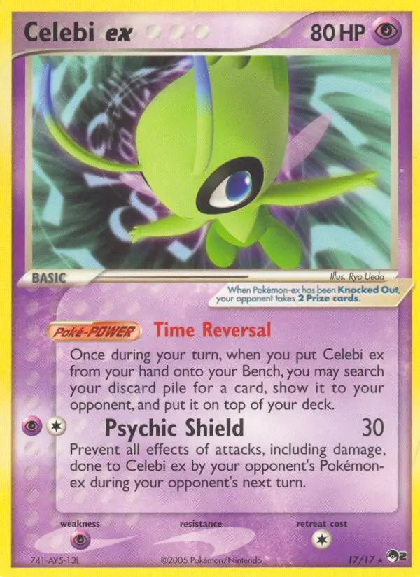 Celebi ex 17 POP Series 2 Pokesingles