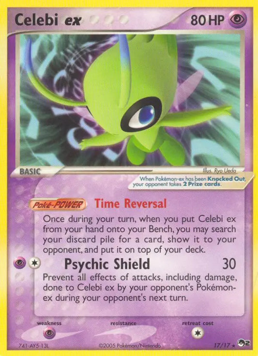 Celebi ex 17 POP Series 2 Pokesingles