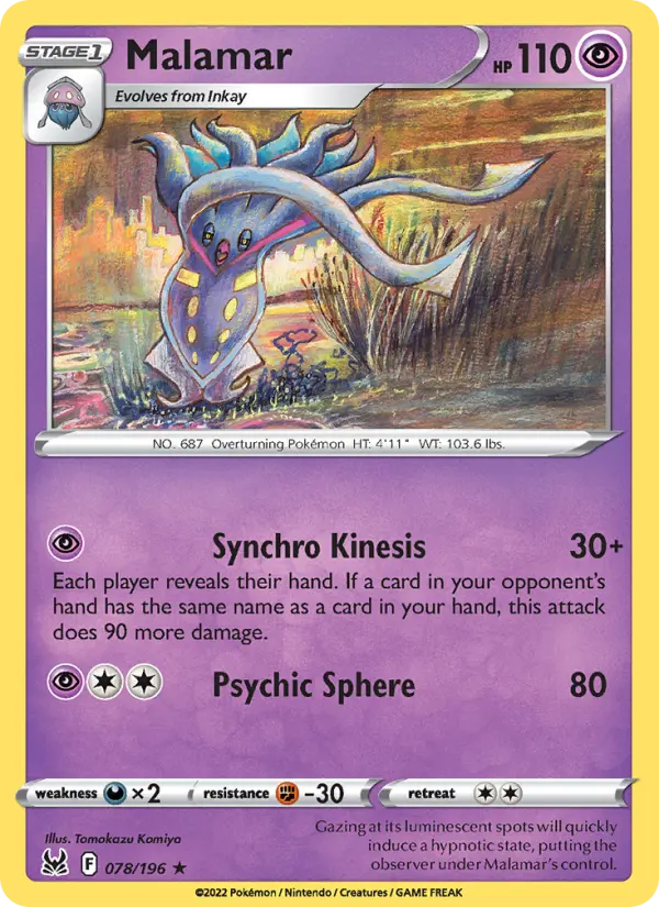 Malamar 78 Lost Origin Pokesingles