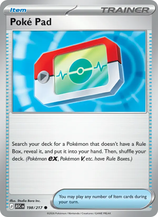 Poké Pad 198 Ascended Heroes Pokesingles
