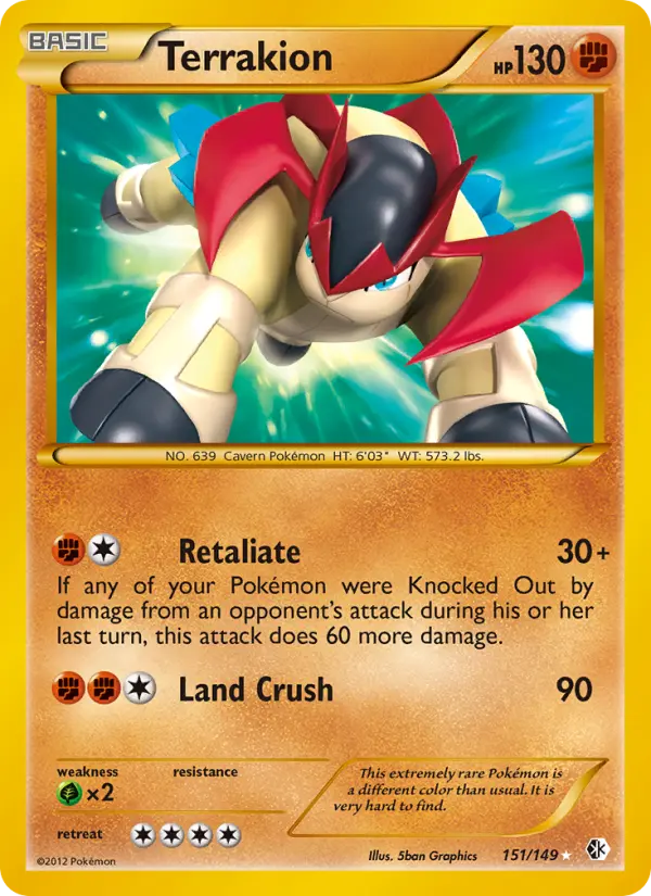 Terrakion 151 Boundaries Crossed Pokesingles
