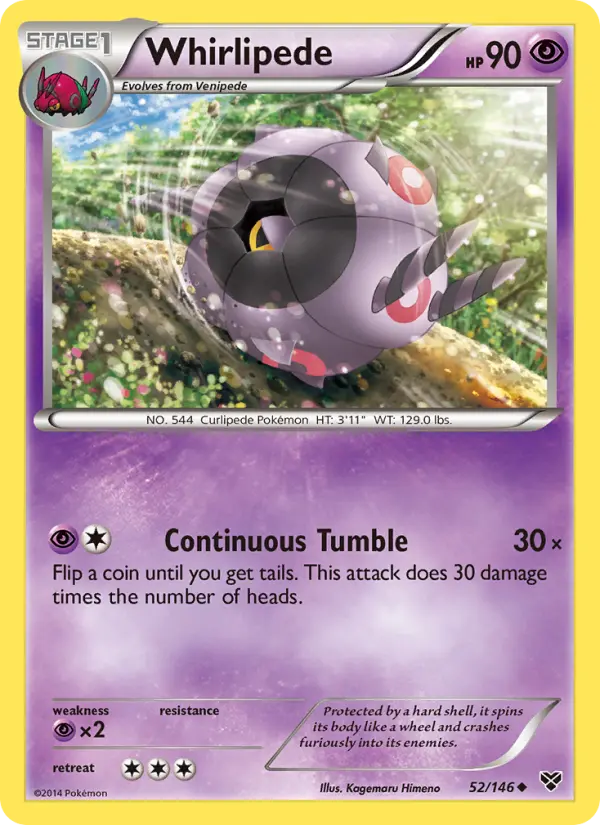 Whirlipede 52 XY Pokesingles