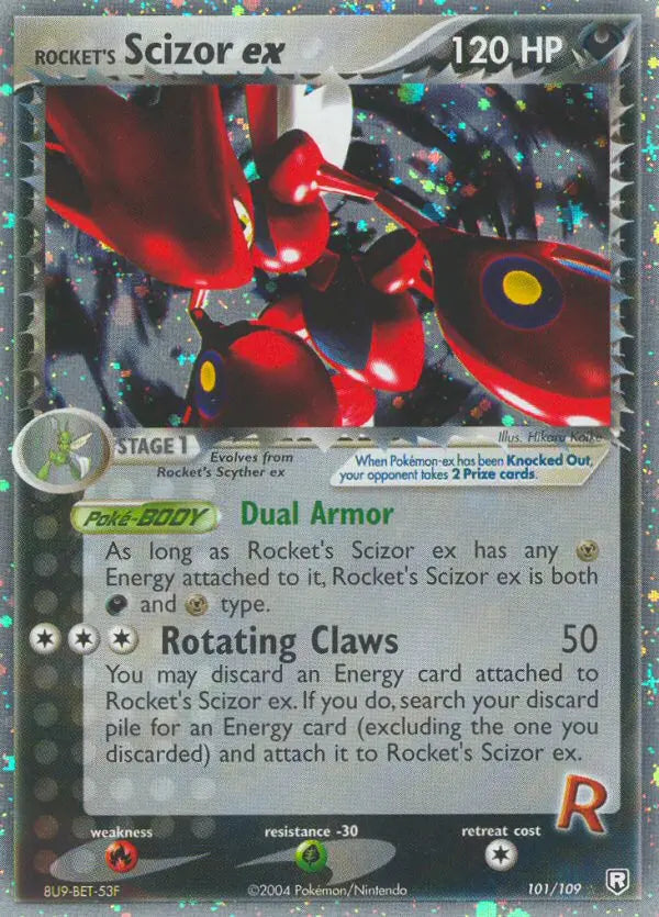 Rocket's Scizor ex 101 Team Rocket Returns Pokesingles