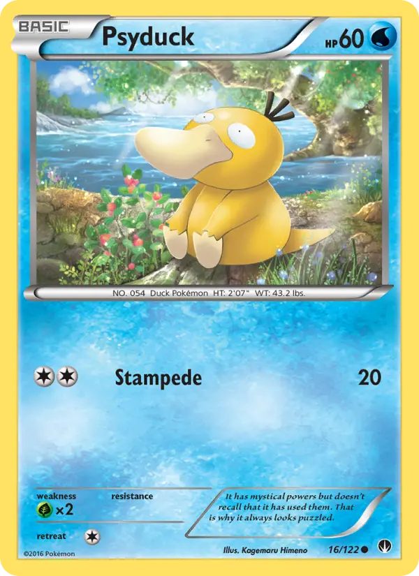 Psyduck 16 BREAKpoint Pokesingles