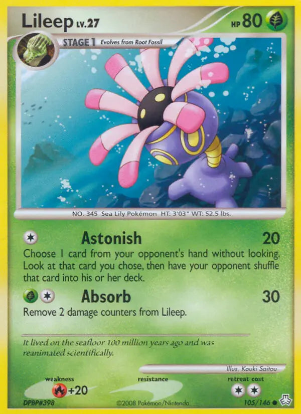 Lileep 105 Legends Awakened Pokesingles